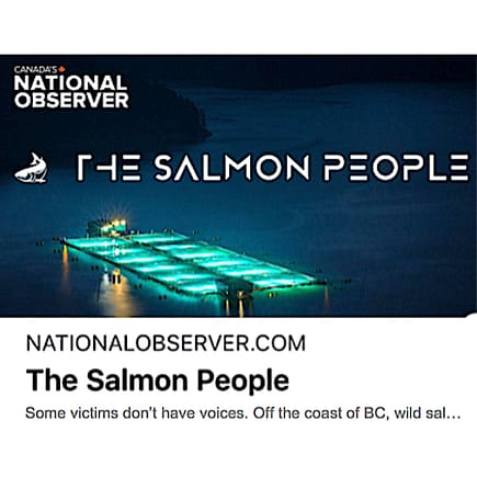 Dramatic Podcast Series, the Salmon People, recounts Alexandra Mortonâs saga to protect wild salmon, with many previously unheard participants: additional episodes September through October 2022