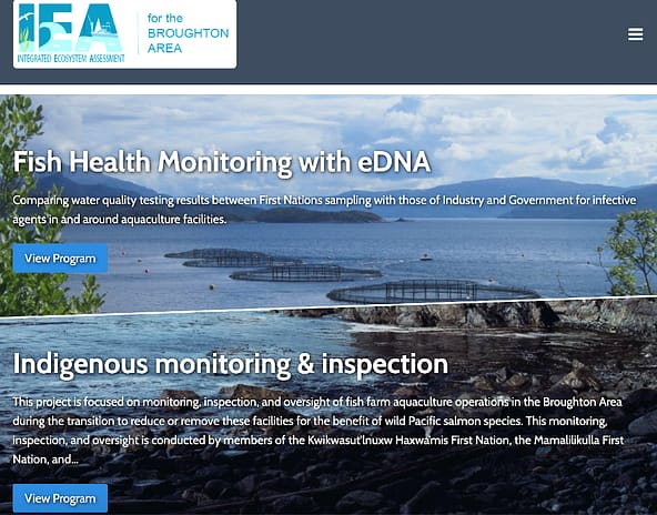 Indigenous monitoring & inspection of BC salmon farm transition in the Broughton
